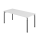 Schreibtisch Yale - 680-820 mm höhenverstellbar - B 1800 mm - 4-Fuß - graphit/grau