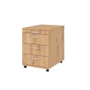 Rollcontainer aus Holz - 4 Schubladen - ohne Schloss -...