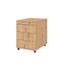 Rollcontainer aus Holz - 4 Schubladen - ohne Schloss -...