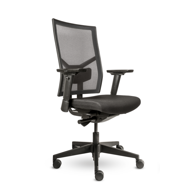 Büro-Drehstuhl 1045 - 1175 x 470 x 420 mm Schwarz...