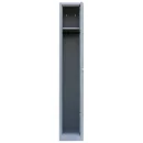 Lüllmann® Metallspind mit 1 Abteil - grau