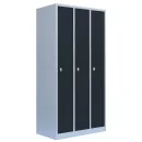 Lüllmann® Metallspind mit 3 Abteilen -...