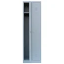 Lüllmann® Metallspind mit 2 Abteilen - grau