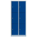 L&uuml;llmann&reg; XL F&auml;cherschrank mit 6 F&auml;chern - grau/blau