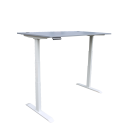 Elektrisch h&ouml;henverstellbarer Schreibtisch, 600-1250, 2000 x 800 mm, grau