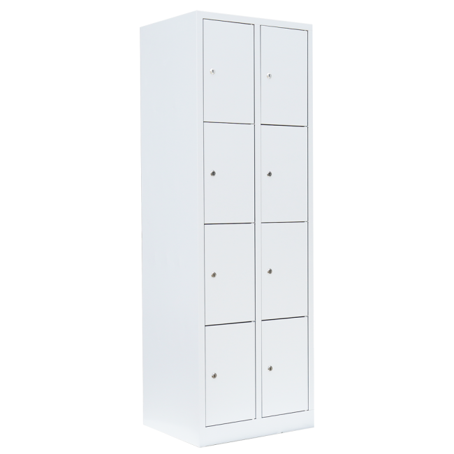 Lüllmann® Fächerschrank mit 8 Fächern - weiß