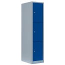 L&uuml;llmann&reg; XL F&auml;cherschrank mit 3 F&auml;chern - grau/blau