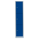 L&uuml;llmann&reg; XL F&auml;cherschrank mit 3 F&auml;chern - grau/blau