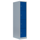 L&uuml;llmann&reg; XL F&auml;cherschrank mit 4 F&auml;chern - grau/blau