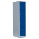 L&uuml;llmann&reg; XL F&auml;cherschrank mit 4 F&auml;chern - grau/blau