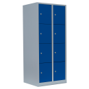 L&uuml;llmann&reg; XL F&auml;cherschrank mit 8 F&auml;chern - grau/blau