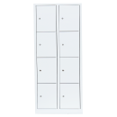 L&uuml;llmann&reg; XL F&auml;cherschrank mit 8 F&auml;chern - wei&szlig;