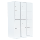 L&uuml;llmann&reg; XL F&auml;cherschrank mit 12 F&auml;chern - wei&szlig;