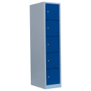 L&uuml;llmann&reg; XL F&auml;cherschrank mit 5 F&auml;chern - grau/blau