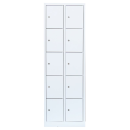 L&uuml;llmann&reg; F&auml;cherschrank mit 10 F&auml;chern - wei&szlig;