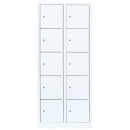 L&uuml;llmann&reg; XL F&auml;cherschrank mit 10 F&auml;chern - wei&szlig;