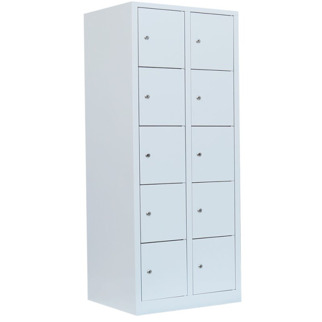 Lüllmann® XXL Fächerschrank mit 10 Fächern - grau