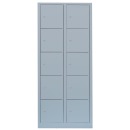 L&uuml;llmann&reg; XXL F&auml;cherschrank mit 10 F&auml;chern - grau