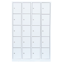 L&uuml;llmann&reg; F&auml;cherschrank mit 20 F&auml;chern - wei&szlig;