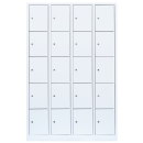 L&uuml;llmann&reg; F&auml;cherschrank mit 20 F&auml;chern - wei&szlig;