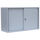 L&uuml;llmann&reg; Aktenschrank Schiebet&uuml;r - 2 Ordnerh&ouml;hen - Breite 1200 mm - grau