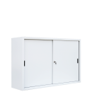 L&uuml;llmann&reg; Aktenschrank Schiebet&uuml;r - 3 Ordnerh&ouml;hen - Breite 1600 mm - wei&szlig;