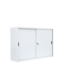 L&uuml;llmann&reg; Aktenschrank Schiebet&uuml;r - 3 Ordnerh&ouml;hen - Breite 1600 mm - wei&szlig;