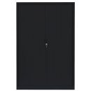 L&uuml;llmann&reg; Rollladenschrank - 5 Ordnerh&ouml;hen - Breite 1200 mm - schwarz