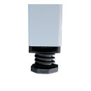 Schreibtisch Profi Besprechungstisch Computertisch 80 x 80 cm grau 331010