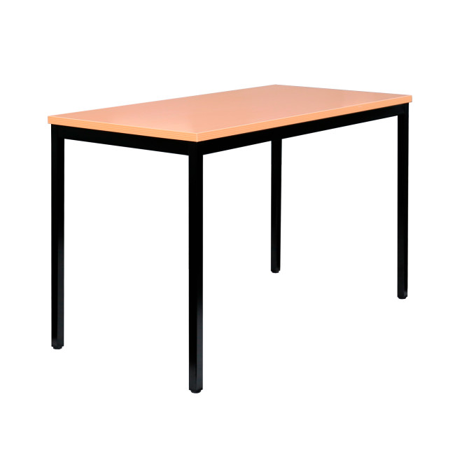 Schreibtisch Besprechungstisch Computertisch Konferenztisch 140x60cm Schwarz/Buche Dekor 331041