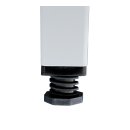 Schreibtisch Profi Besprechungstisch Computertisch Konferenztisch 200 x 80 cm Schwarz/Ahorn Dekor 331132