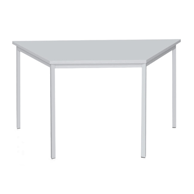 Schreibtisch PC-Tisch Trapeztisch 75x160x80cm Konferenztisch grau 334030