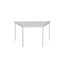 Schreibtisch PC-Tisch Trapeztisch 75x160x80cm Konferenztisch grau 334030