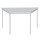 Schreibtisch PC-Tisch Trapeztisch 75x160x80cm Konferenztisch grau 334030