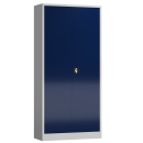 Metallschrank Kleiderstange Böden 194,5x92 blau