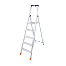 Stufenstehleiter Solido®, Alu, 5 Stufen