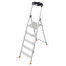 Stufenstehleiter Solido®, Alu, 5 Stufen