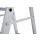 STABILO® fahrbare Stufenstehleiter mit großer Plattform + Sicherheitsbügel, 9 Stufen