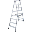 Stufendoppelleiter Dopplo®, Alu, 2x 8 Stufen