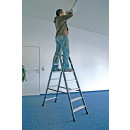 Stufendoppelleiter Sepro&reg; D, eloxiert, 2x 7 Stufen