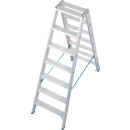 STABILO® Stufendoppelleiter, Alu, 2x 7 Stufen