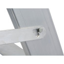 STABILO&reg; fahrbare Stufendoppelleiter, Alu, 2x 8 Stufen