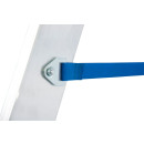 STABILO&reg; fahrbare Stufendoppelleiter, Alu, 2x 8 Stufen