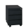 Büro Rollcontainer Bürocontainer 3 Schubladen & separater Stifteauszug 61x46x79cm Schwarz 505316