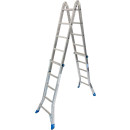 STABILO® Sprossengelenkteleskopleiter, 4x 5 Sprossen