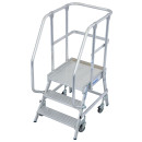 STABILO® fahrbare Podestleiter, einseitig begehbar, 3...