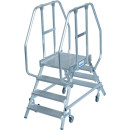 STABILO® fahrbare Podestleiter, beidseitig begehbar,...
