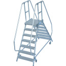 STABILO® fahrbare Podestleiter, beidseitig begehbar,...