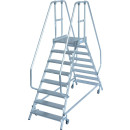 STABILO® fahrbare Podestleiter, beidseitig begehbar,...