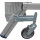 STABILO® fahrbare Podestleiter, beidseitig begehbar, mit Fußleiste + extra hohem Handlauf, 2x 6 Stufen